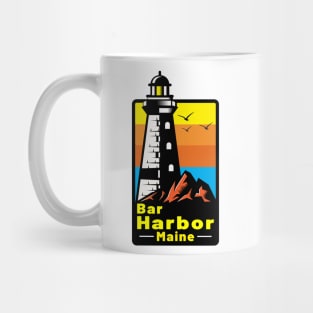 Bar Harbor Maine Lighthouse Mug